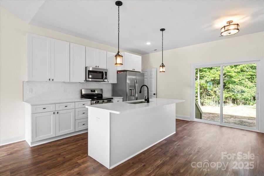 Furnished interior view inside a new home in , Gastonia (Image 14). Furnished interior view inside a new home in , Gastonia (Image 14).