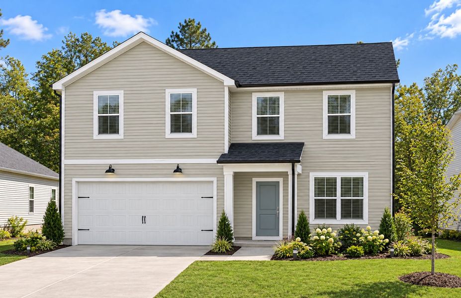 Representative exterior photo of a completed home built from the Whimbrel by Centex in Carpenter Falls, Durham, NC (Image 22).