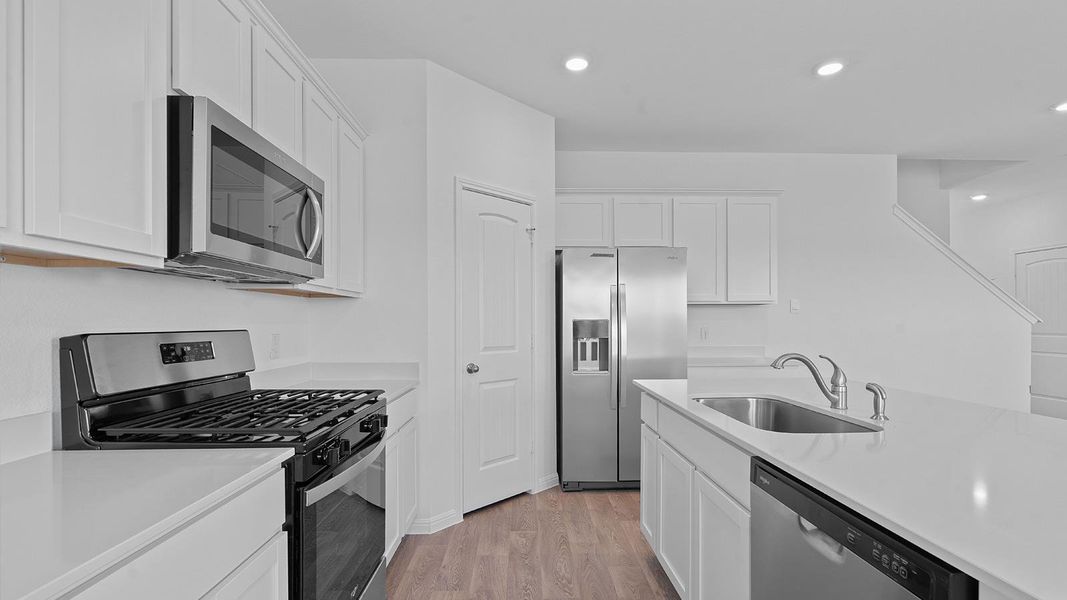 Furnished interior view inside a new home in Southgrove, Kyle (Image 5).