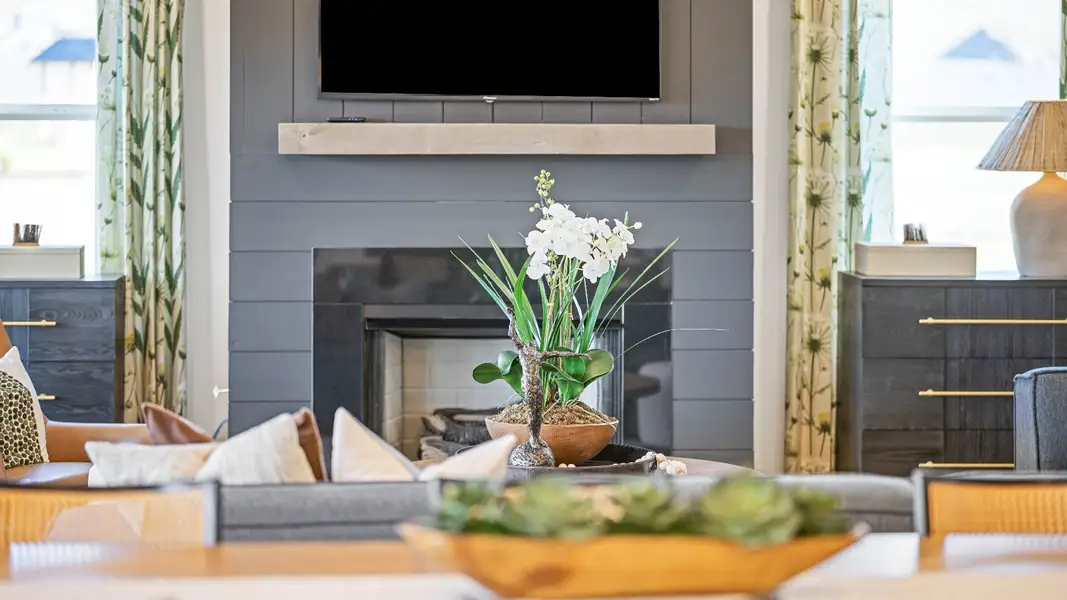 Representative furnished interior of a home built from the Wynwood by DRB Homes in Cottages of Bearwood, Mount Pleasant (Image 14).