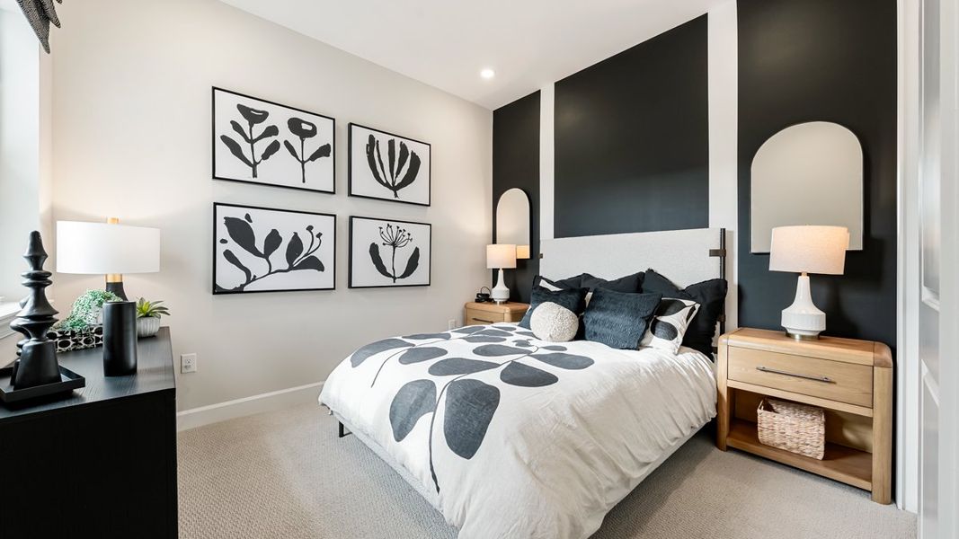 Furnished interior view inside a new home in Esplanade by the Islands, Naples (Image 15).