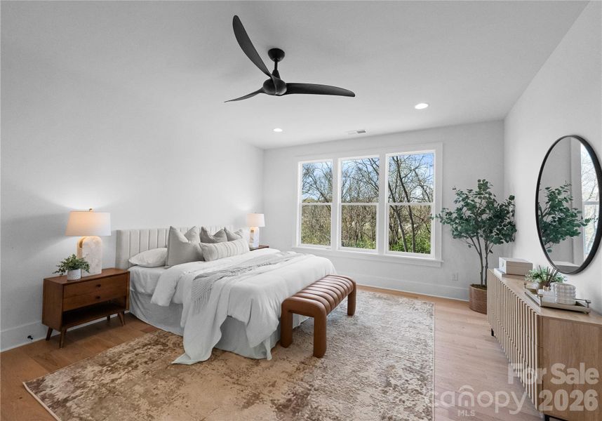 Furnished interior view inside a new home in , Charlotte (Image 34).