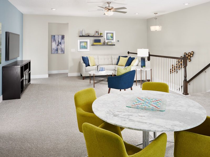 Furnished interior view inside a new home in Ridgehaven - Reserve Series, Ormond Beach (Image 9). Furnished interior view inside a new home in Ridgehaven - Reserve Series, Ormond Beach (Image 9).