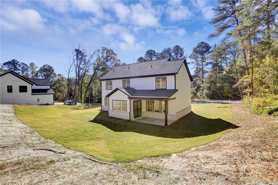 Exterior details and patio area of a home in , Snellville (Image 27). Exterior details and patio area of a home in , Snellville (Image 27).