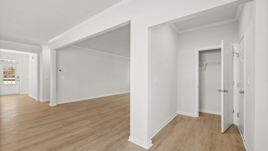 Representative unfurnished interior of a home built from the Fayette ll by D.R. Horton in Braselton Village, Braselton (Image 17).