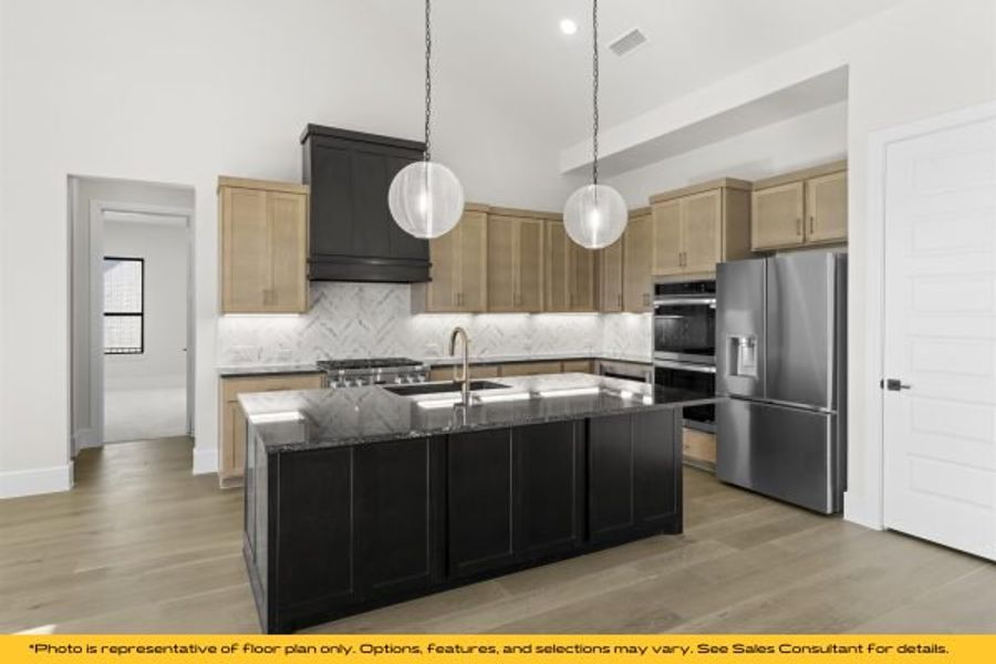 Representative furnished interior of a home built from the Bali by Stonefield Homes in Heath Golf and Yacht Club, Rockwall (Image 37).