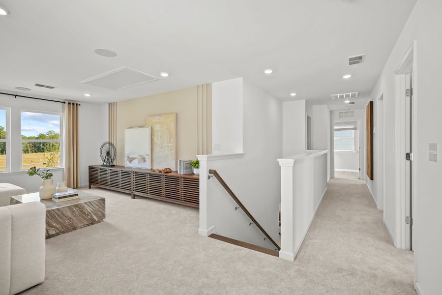 Representative furnished interior of a home built from the Austin by Pulte Homes in Cannon Run, Concord (Image 13).