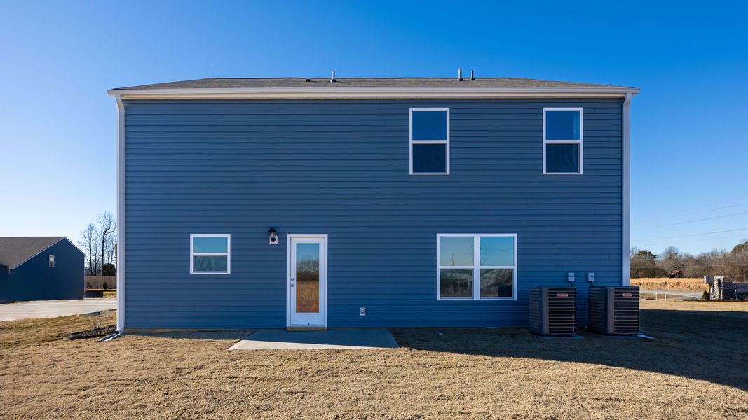 Front exterior of a new home in Keebler Meadows, Johnson City, TN, highlighting curb appeal (Image 2).