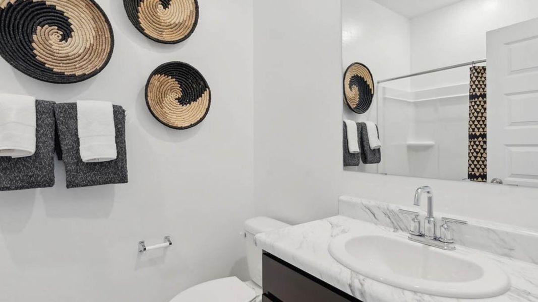 Furnished interior view inside a new home in Quail Ranch, San Tan Valley (Image 22).