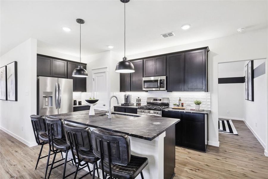 Furnished interior view inside a new home in Simpson Crossing, Princeton (Image 22). Furnished interior view inside a new home in Simpson Crossing, Princeton (Image 22).