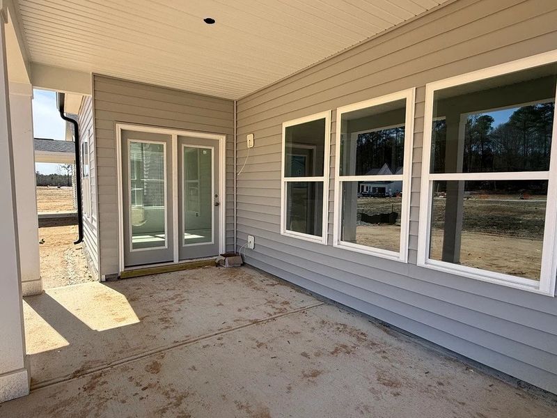 Exterior details and patio area of a home in The Point, Rolesville (Image 3).
