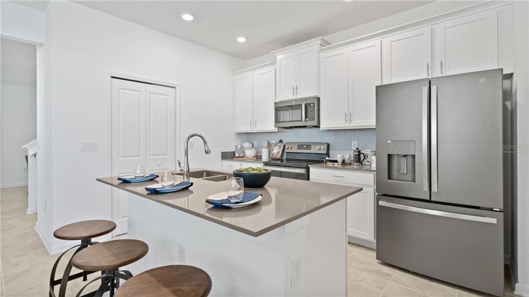 Furnished interior view inside a new home in Bridgewalk, St. Cloud (Image 4).