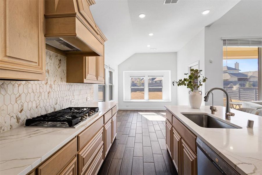Furnished interior view inside a new home in Union Park Classic 60, Little Elm (Image 12).