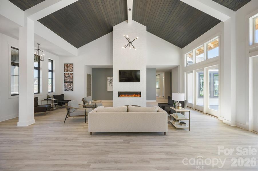 Furnished interior view inside a new home in Encore at Streamside - Classic Series, Waxhaw (Image 3).