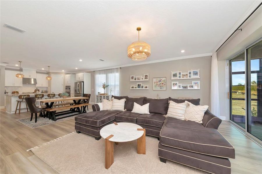 Furnished interior view inside a new home in Skye Ranch Community Group Page, Sarasota (Image 19).