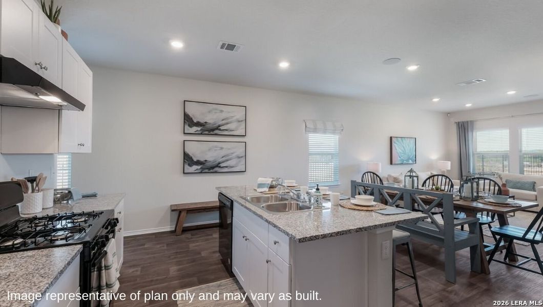 Furnished interior view inside a new home in Blue Ridge Ranch, San Antonio (Image 9).