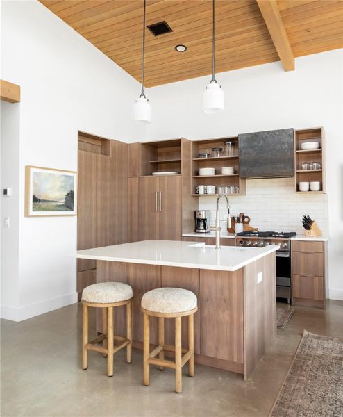 Furnished interior view inside a new home in Hye Springs Ranch, Hye (Image 10). Furnished interior view inside a new home in Hye Springs Ranch, Hye (Image 10).