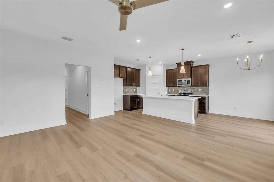 Please Note: These interior photos are not of the actual home but are of a completed one with a similar floor plan. Finishes, features, and layouts.