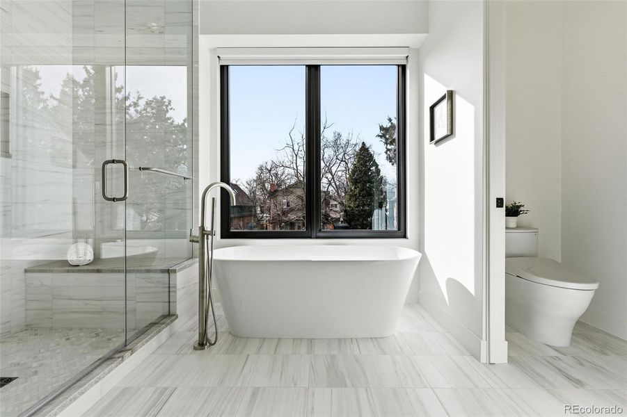 Furnished interior view inside a new home in , Denver (Image 32).