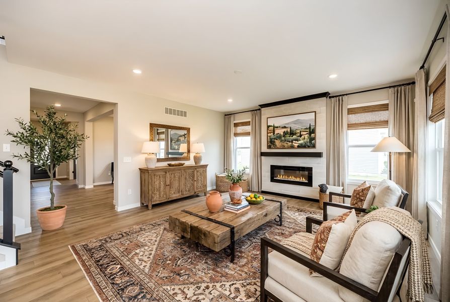 Furnished interior view inside a new home in Three Rivers, Rome (Image 40).