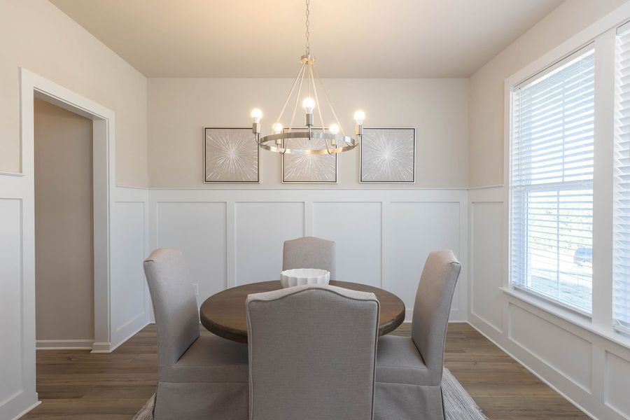 Desirable dining room off the foyer