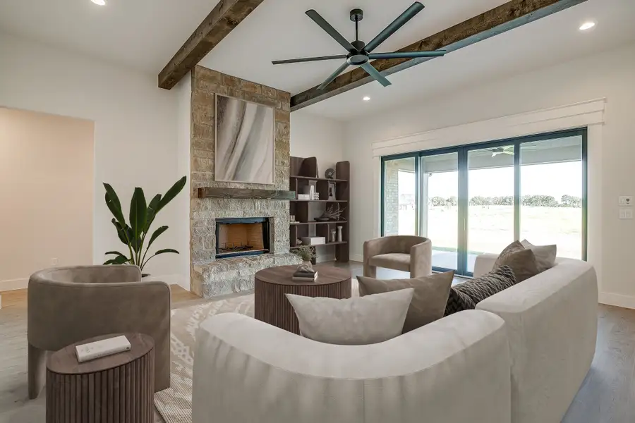 Representative furnished interior of a home built from the The Dallas by Kenmark Homes in Cotten Creek, Azle (Image 5). Representative furnished interior of a home built from the The Dallas by Kenmark Homes in Cotten Creek, Azle (Image 5).