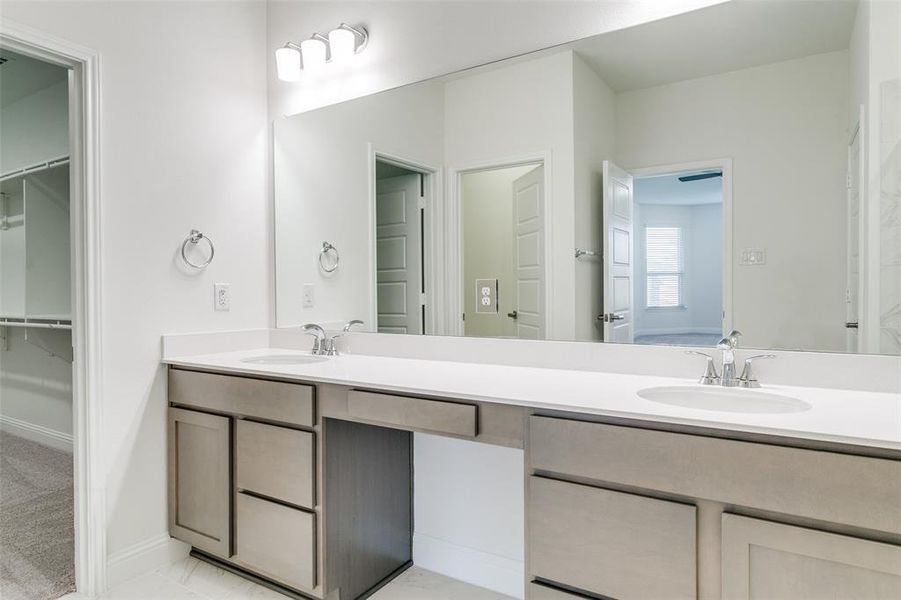 Furnished interior view inside a new home in The Preserve Estates, Justin (Image 7).