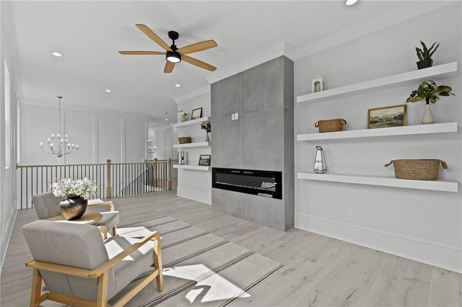 Furnished interior view inside a new home in , Dacula (Image 17).