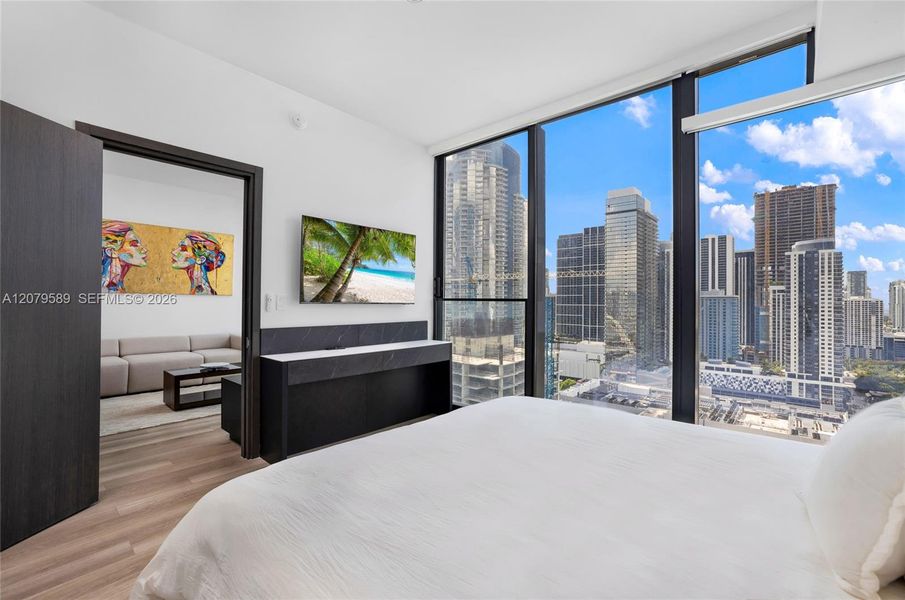 Furnished interior view inside a new home in , Miami (Image 14). Furnished interior view inside a new home in , Miami (Image 14).