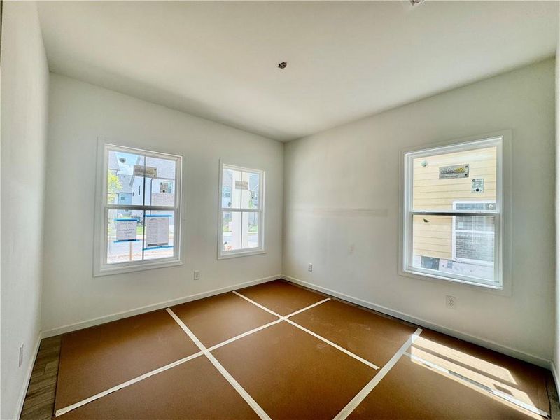 In-progress construction of a new home in Eastlyn Crossing, Flowery Branch, GA (Image 28).