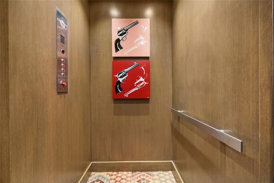 Close-up of interior finishes inside a home in , Fort Worth (Image 21).