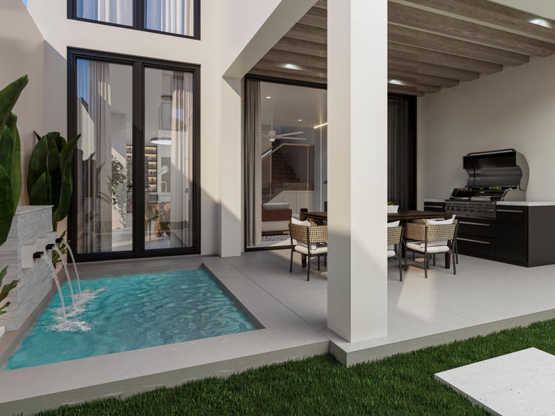 18. Private Plunge Pool -Interior Render 18. Private Plunge Pool -Interior Render