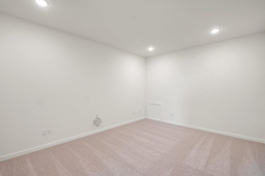 Spacious, unfurnished interior of a new home in Park Collection at Lariat, Liberty Hill (Image 35). Spacious, unfurnished interior of a new home in Park Collection at Lariat, Liberty Hill (Image 35).