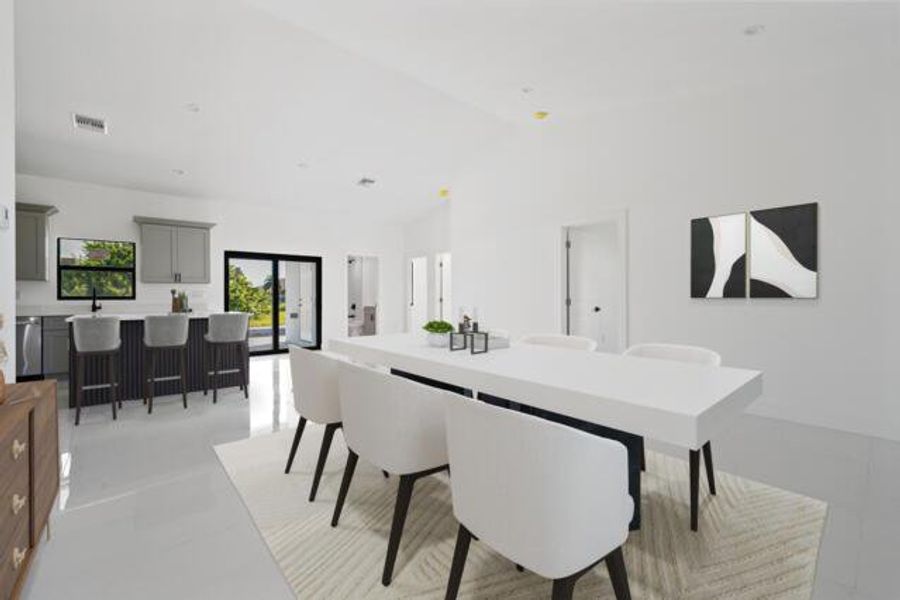 Furnished interior view inside a new home in , Cape Coral (Image 5).