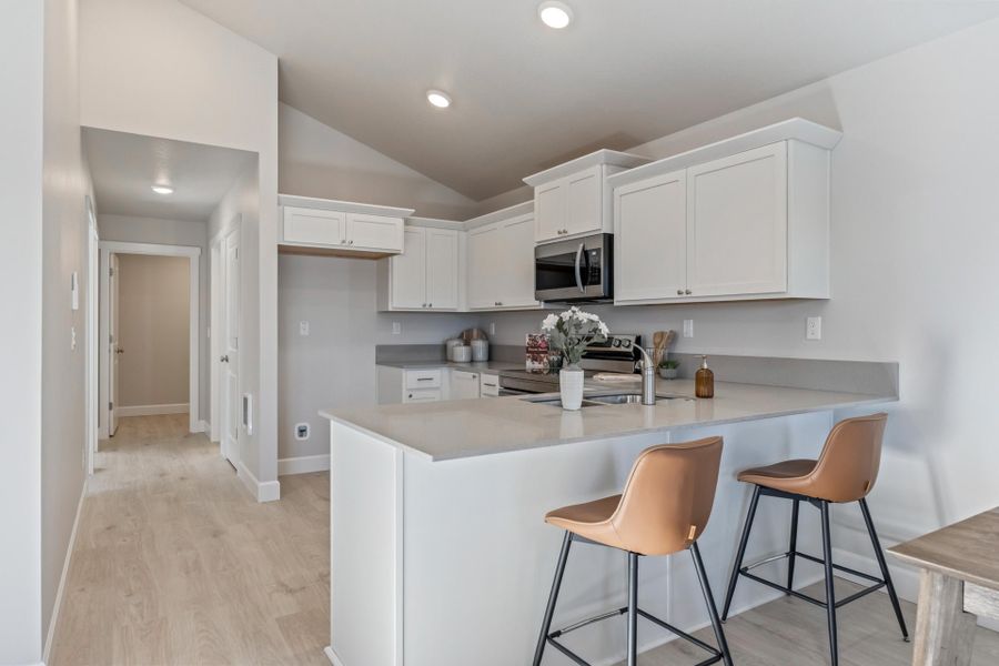Furnished interior view inside a new home in Feather Ridge, Redmond (Image 7).