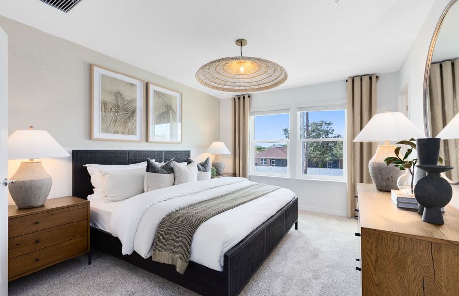 Furnished interior view inside a new home in Harbor Square, Palm Bay (Image 12).