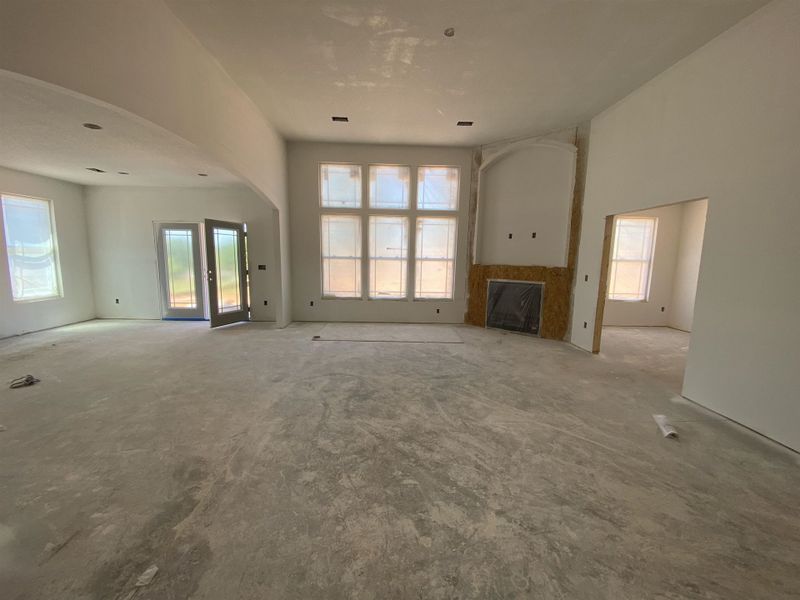 In-progress construction of a new home in Messer Farms, Inman, SC (Image 4).