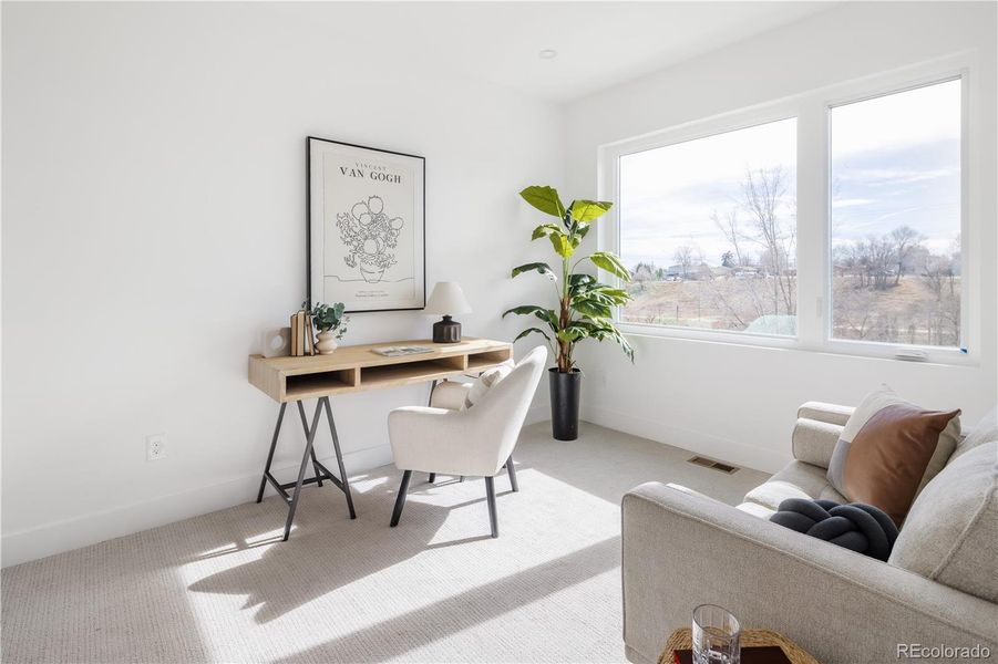 Furnished interior view inside a new home in , Denver (Image 6).