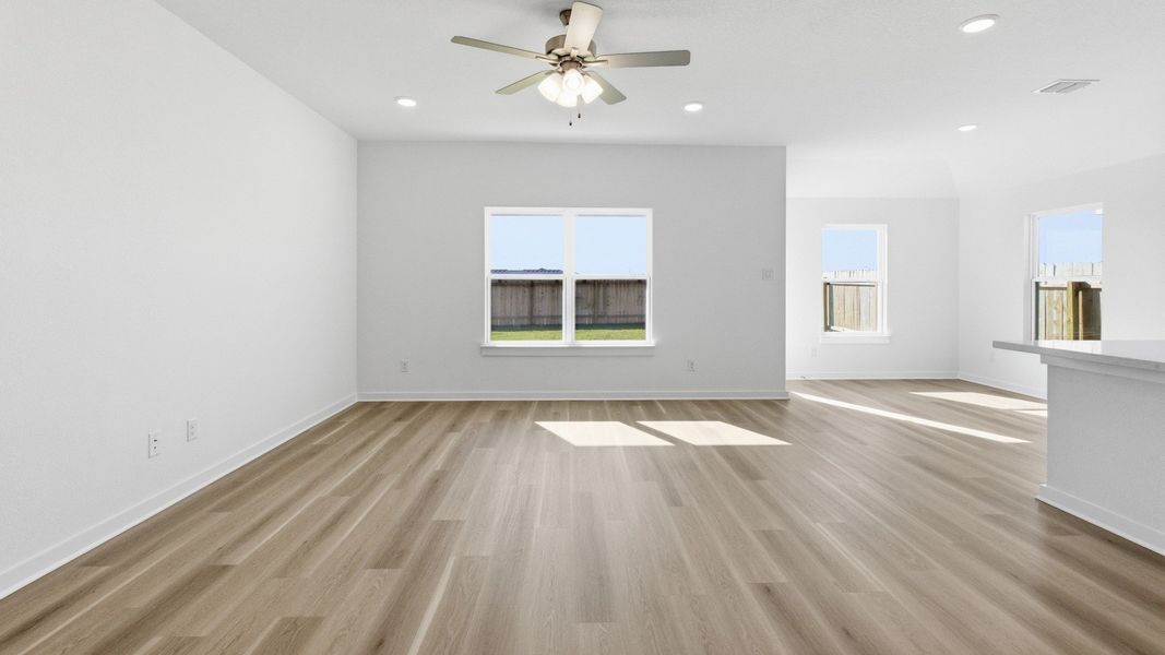 Furnished interior view inside a new home in Sky Ridge, San Marcos (Image 12).