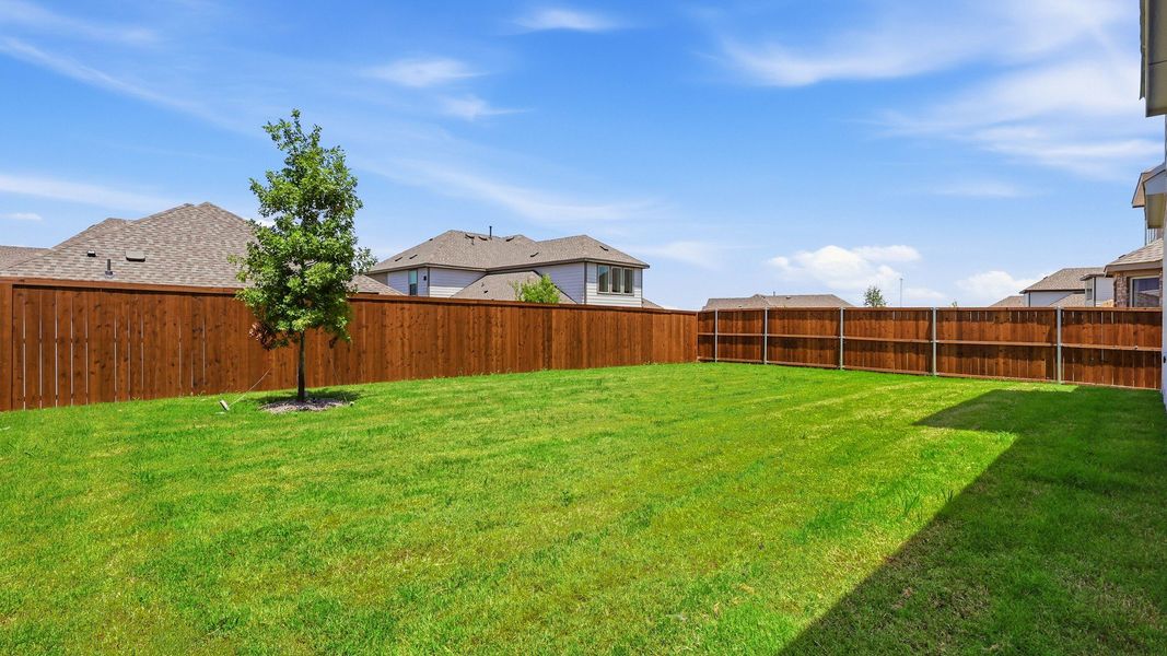 Exterior details and patio area of a home in Anna Ranch, Anna (Image 23).