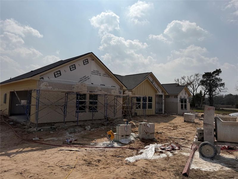 In-progress construction of a new home in , Franklin, TX (Image 24). In-progress construction of a new home in , Franklin, TX (Image 24).