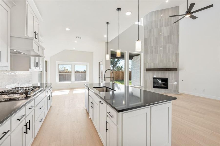 Furnished interior view inside a new home in Willow Wood Classic 50, McKinney (Image 13).