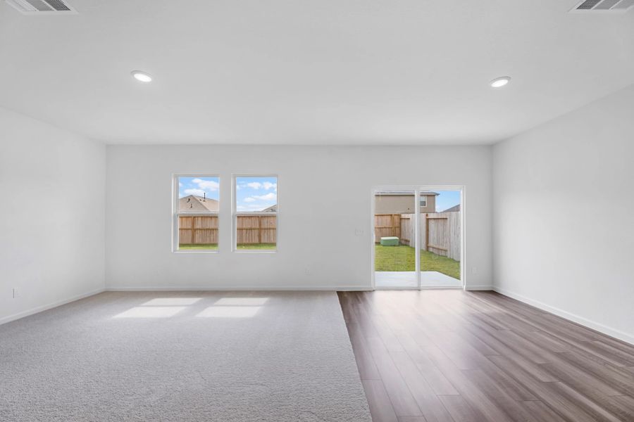 Representative unfurnished interior of a home built from the Kepler by Starlight Homes in Royal Pines, Porter (Image 14).