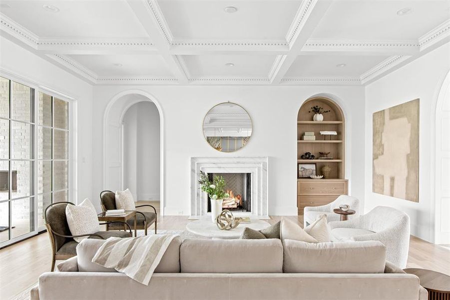 Furnished interior view inside a new home in , Dallas (Image 12). Furnished interior view inside a new home in , Dallas (Image 12).