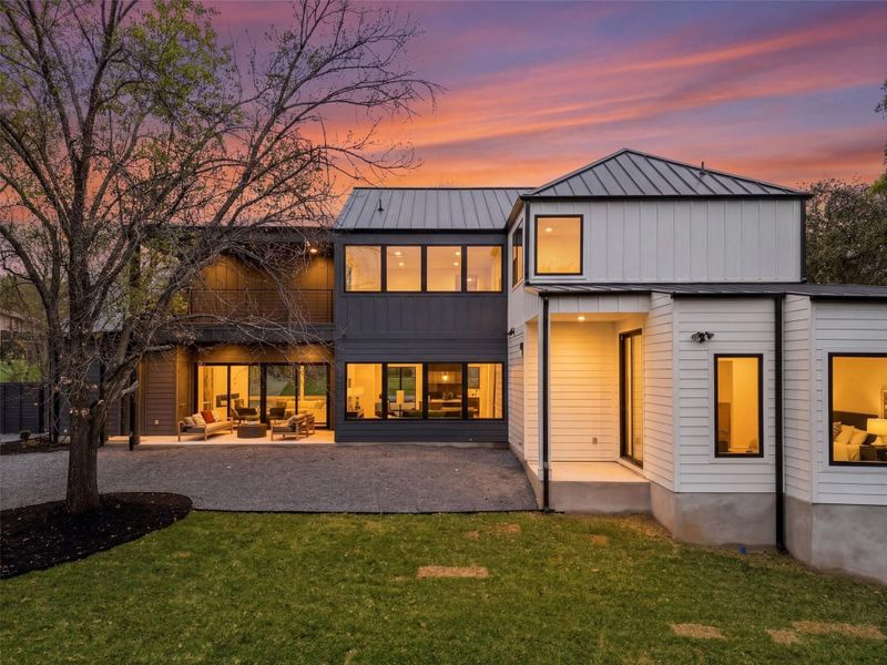Exterior details and patio area of a home in , Austin (Image 27).