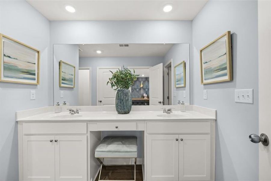 Furnished interior view inside a new home in Towns at Ivy Creek, Buford (Image 3).