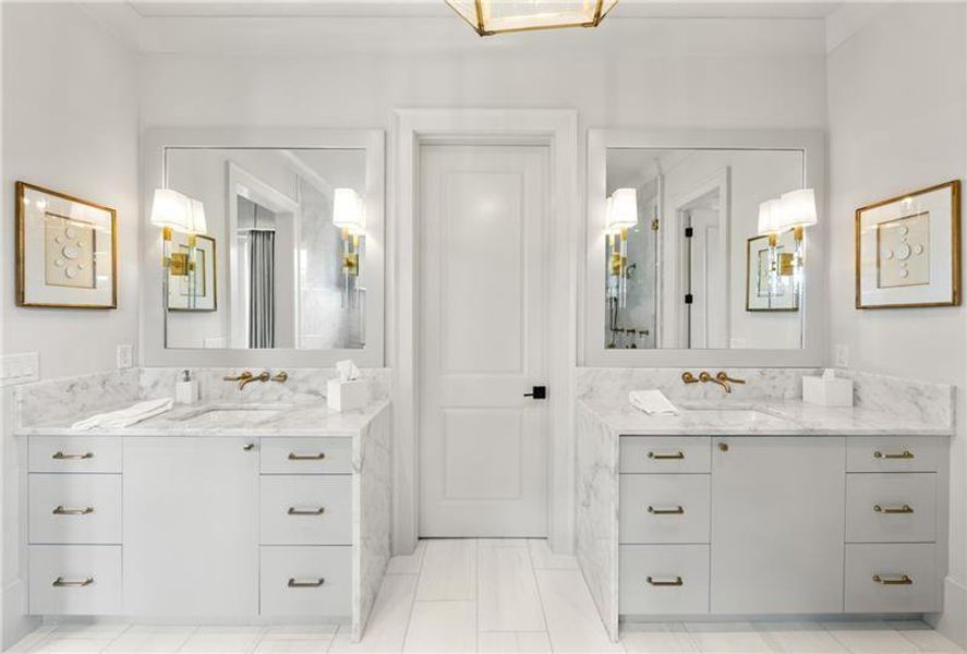 Furnished interior view inside a new home in Manor Estates, Alpharetta (Image 67).