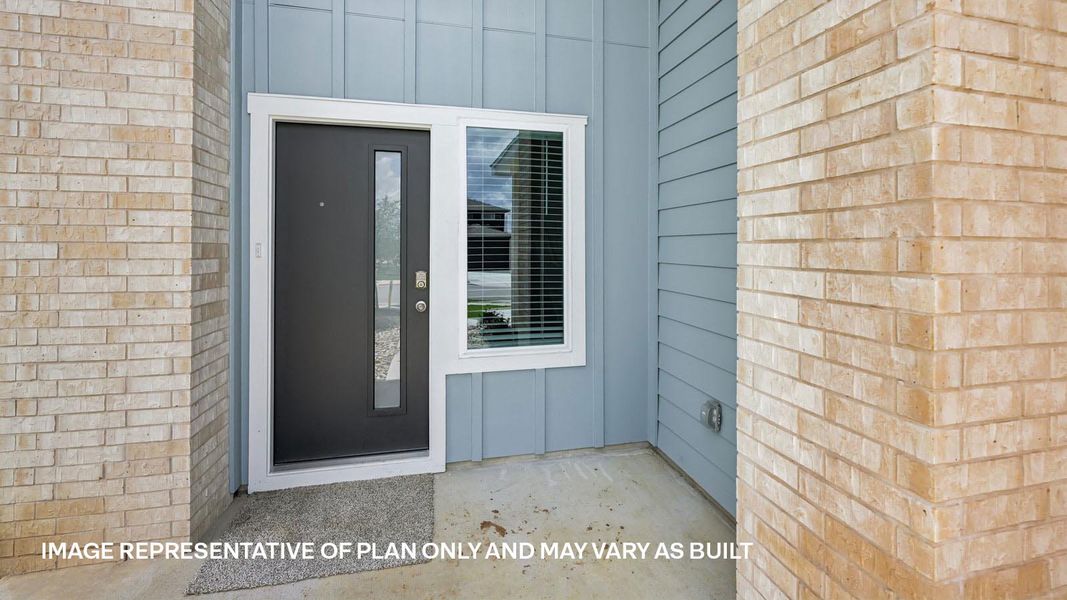 Representative exterior details of a home built from the The Nicole by D.R. Horton in Trails at Wildhorse, Austin (Image 3). Representative exterior details of a home built from the The Nicole by D.R. Horton in Trails at Wildhorse, Austin (Image 3).