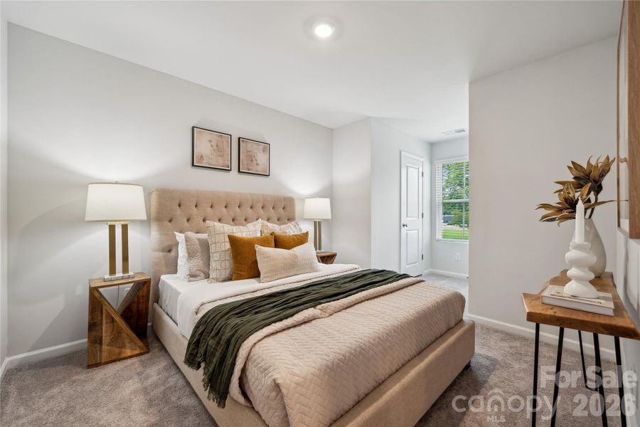 Furnished interior view inside a new home in Nichols Landing, Charlotte (Image 8).