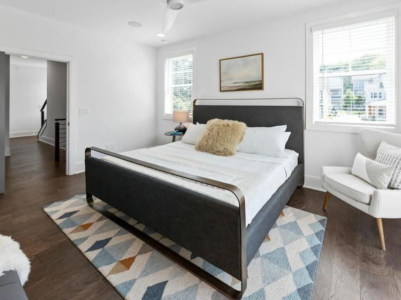 Furnished interior view inside a new home in Hayden Westside, Atlanta (Image 5). Furnished interior view inside a new home in Hayden Westside, Atlanta (Image 5).